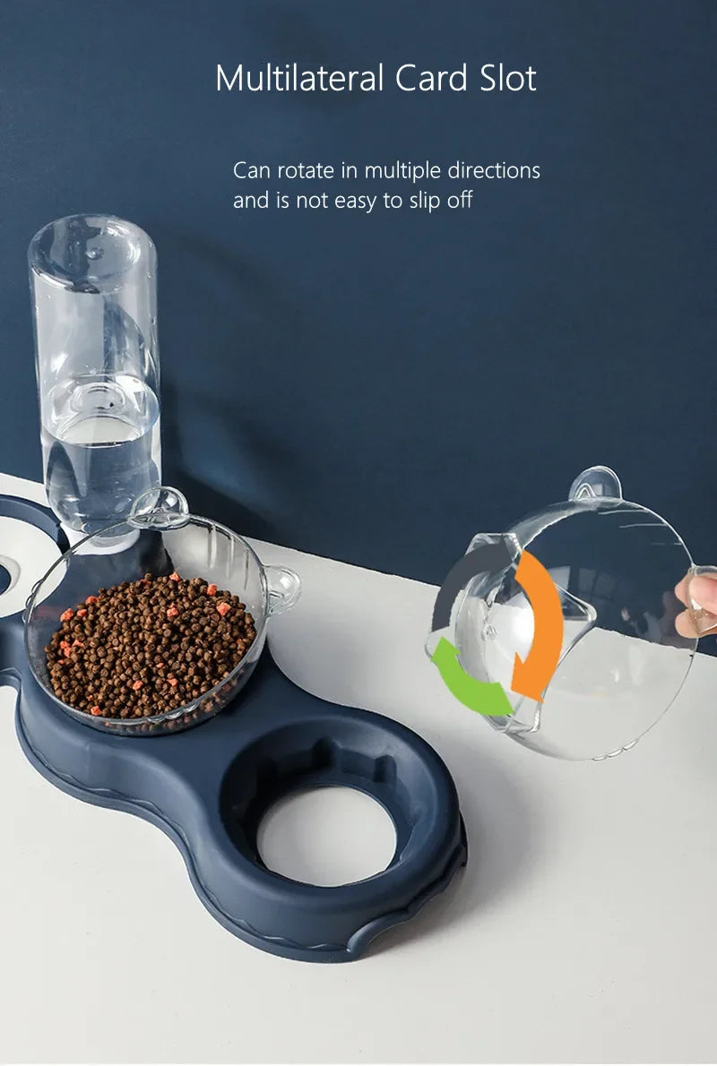 Pet Feeder Dog & Cat Food Bowl